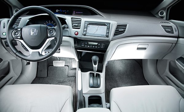 Interior e Painel do Honda Civic 2012
