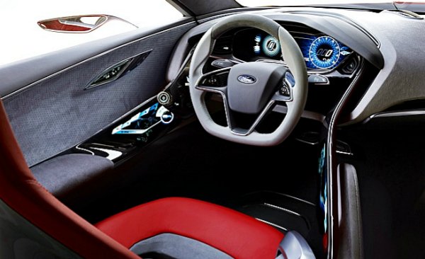 Interior do Ford Mustang