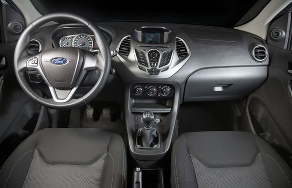 Interior novo Ford Ka