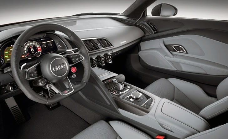 Interior novo Audi R8